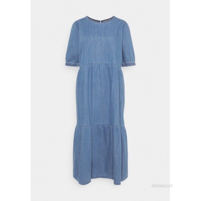 Noisy May Tall NMSESSI DRESS Denim dress medium blue denim/blue denim 