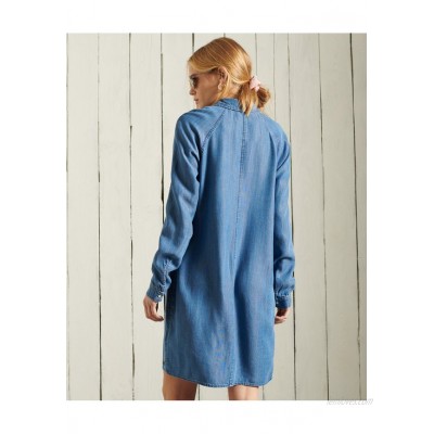 Superdry Denim dress mid wash/blue 