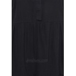 Vero Moda Curve VMMARIA FRILL SHORT DRESS Denim dress black
